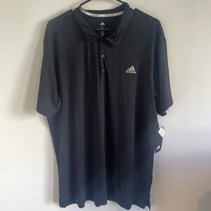 Adidas Black Golf Polo